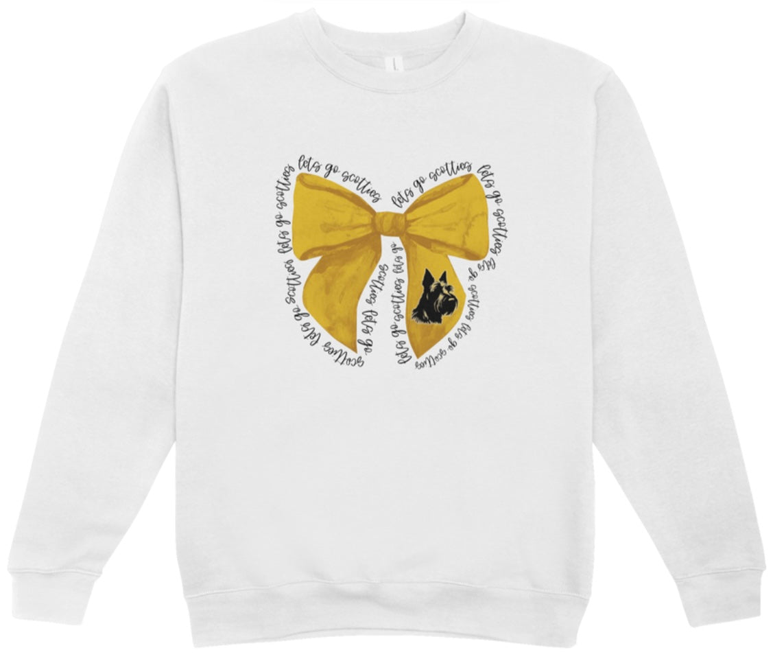 Tri-Valley Coquette Bow Crewneck Sweatshirt