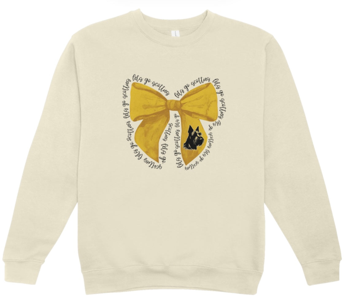 Tri-Valley Coquette Bow Crewneck Sweatshirt