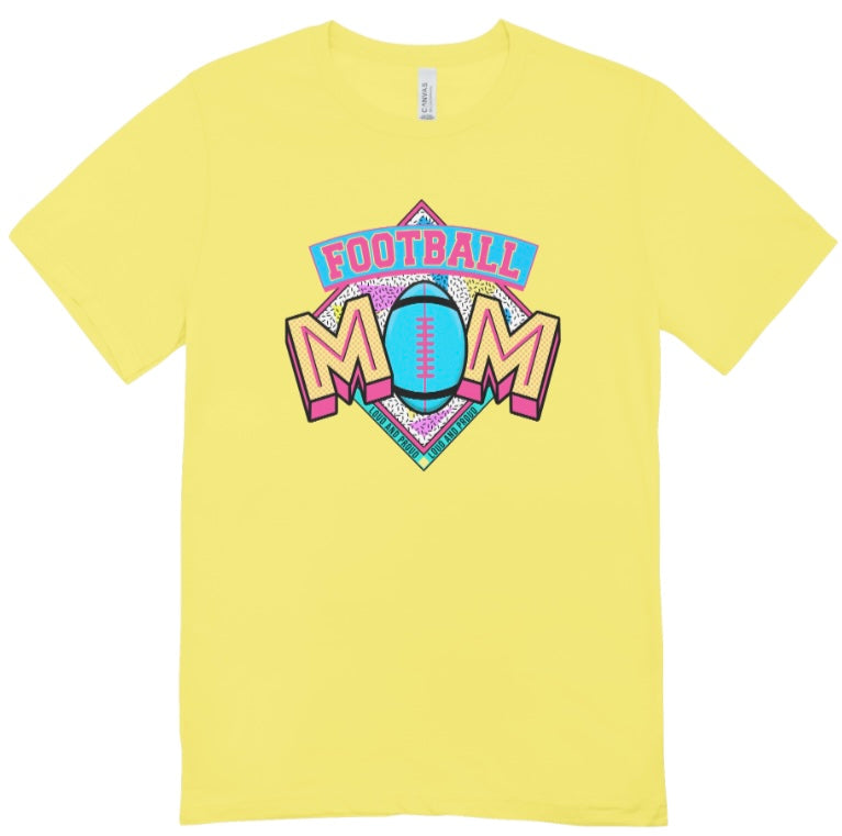 Football Mom Retro T-Shirt
