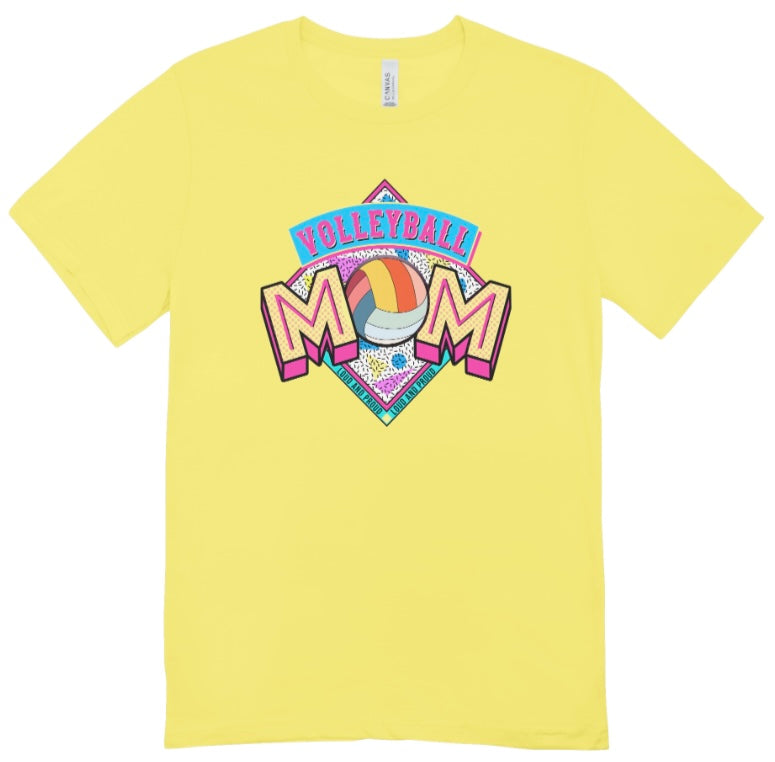 Volleyball Mom Retro T-Shirt