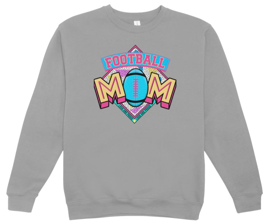 Football Mom Retro Crewneck Sweatshirt