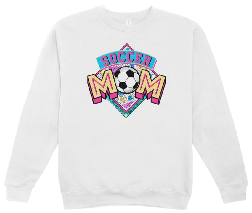 Soccer Mom Retro Crewneck Sweatshirt