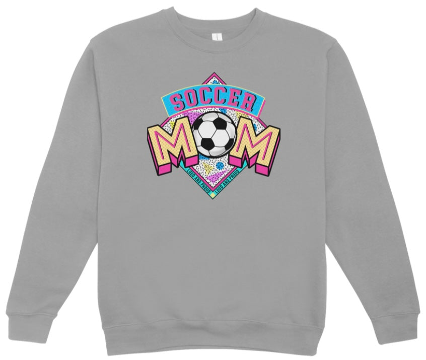 Soccer Mom Retro Crewneck Sweatshirt