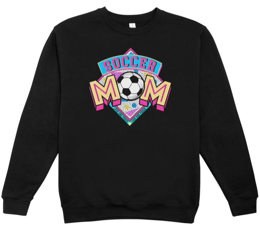Soccer Mom Retro Crewneck Sweatshirt