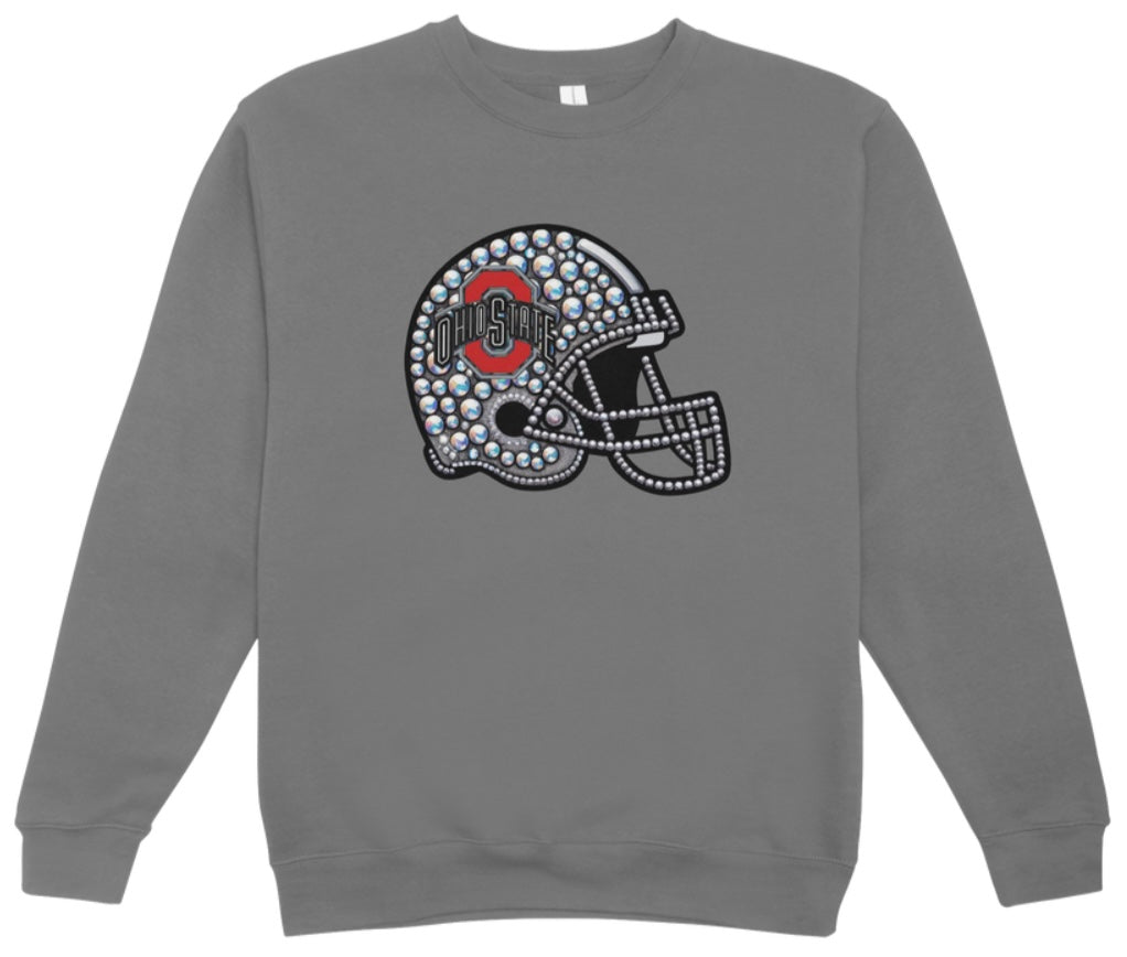 OSU Helmet Diamond Crewneck Sweatshirt