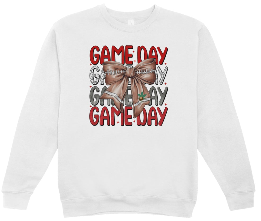 OSU Game Day Bow Crewneck Sweatshirt