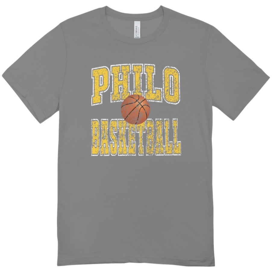 Philo Basketball Distressed T-Shirt