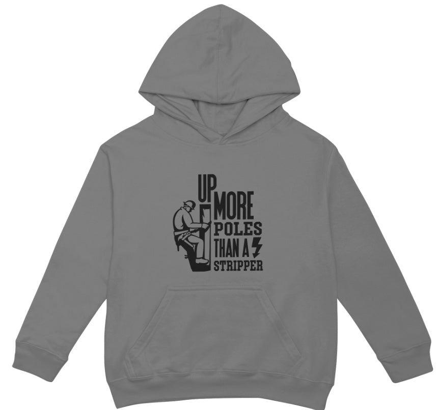 Up More Poles Lineman Hoodie