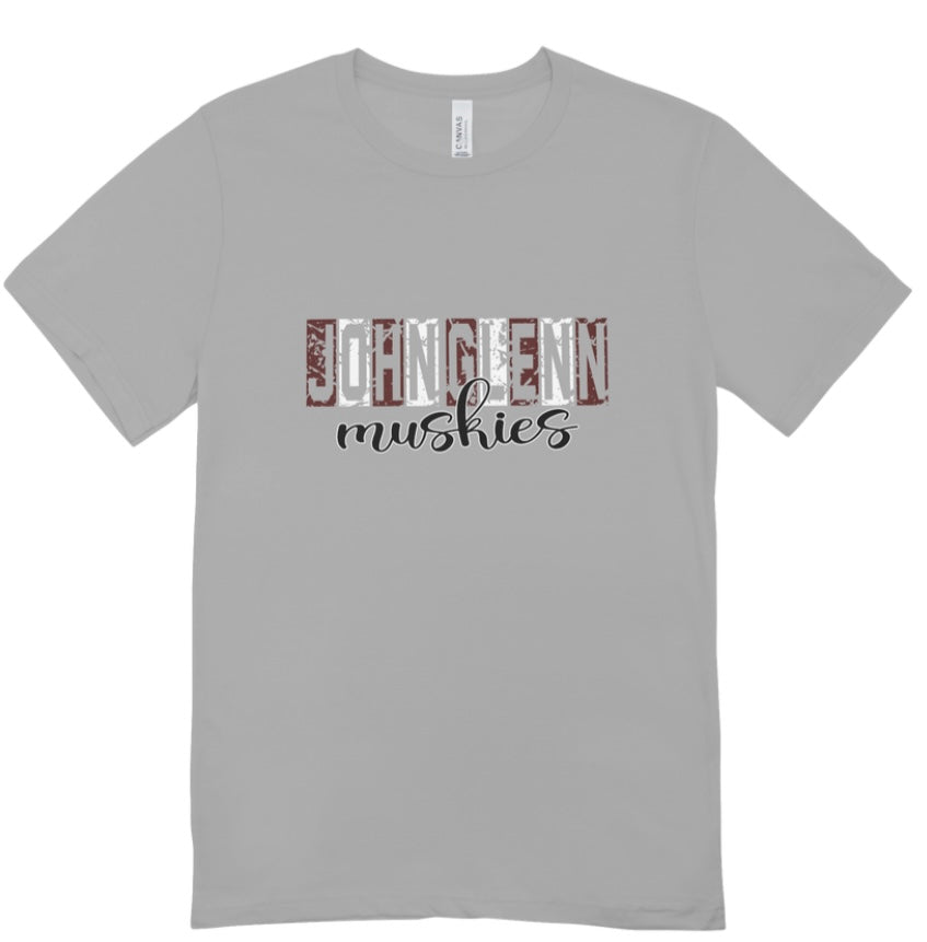 John Glenn Block Letters T-Shirt