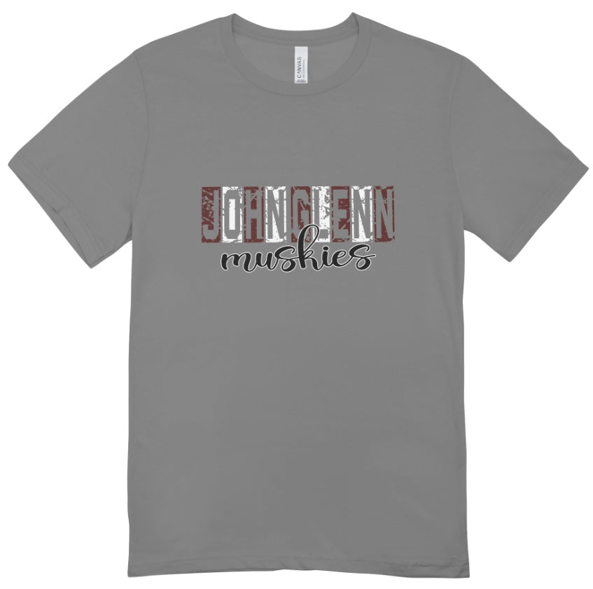John Glenn Block Letters T-Shirt