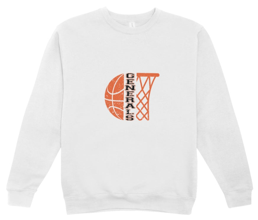 Generals Basketball Crewneck Sweatshirt