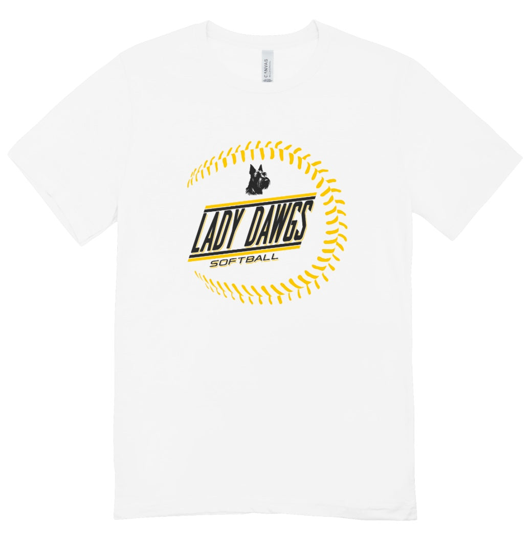 Tri-Valley Softball Ball Seams T-Shirt