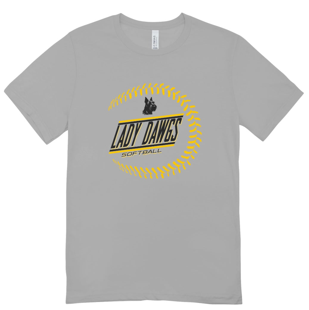 Tri-Valley Softball Ball Seams T-Shirt