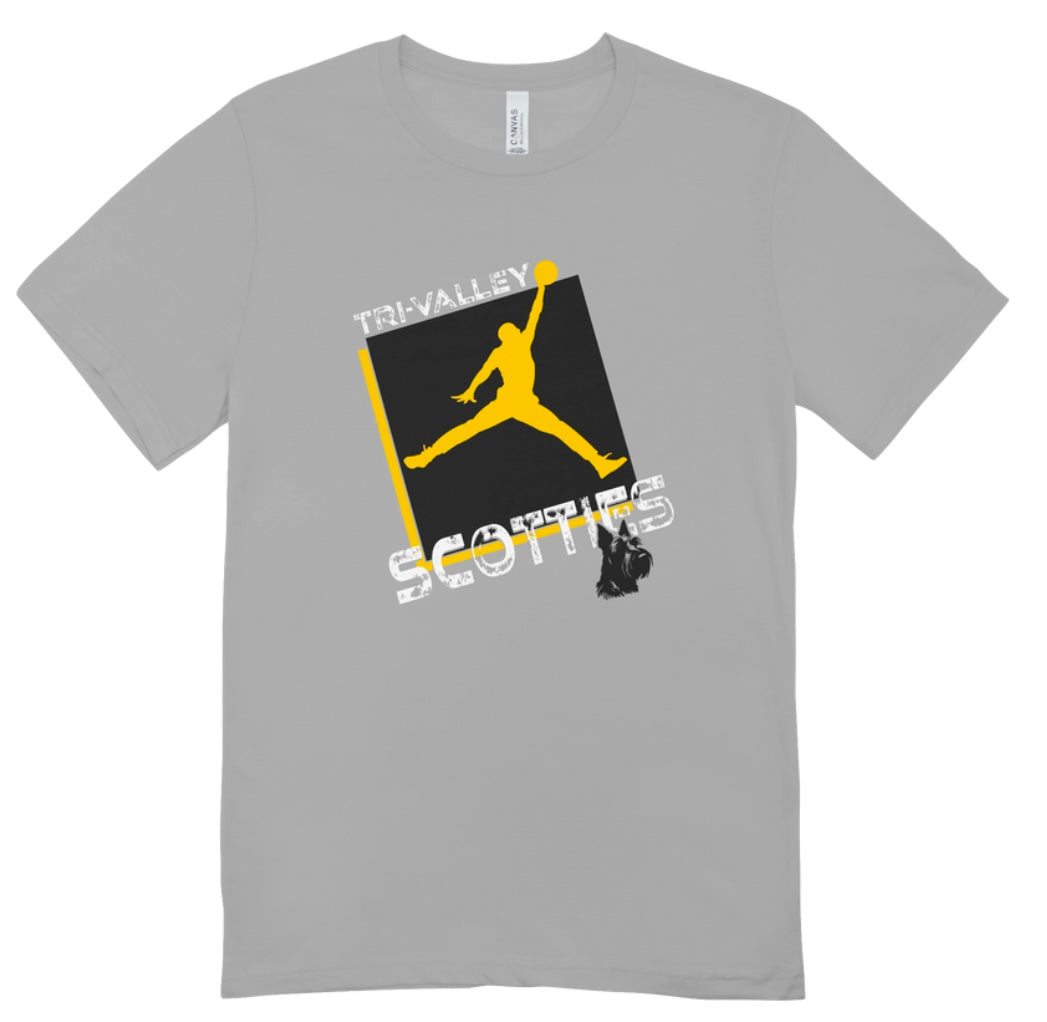 Tri-Valley Basketball Jordan Theme T-Shirt