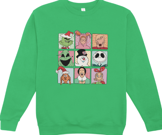 Christmas Movies Bunch Crewneck Sweatshirt