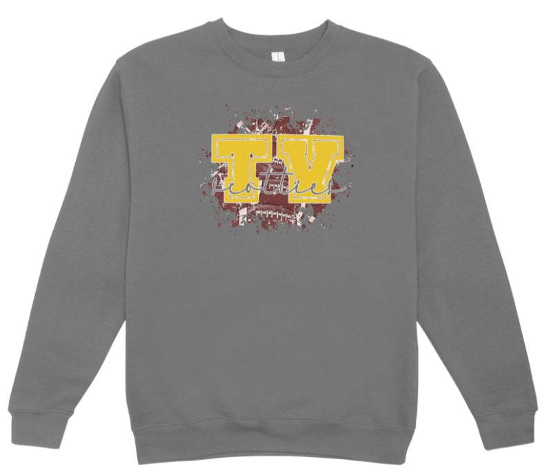 Tri-Valley Scotties Football Crewneck Sweatshirt