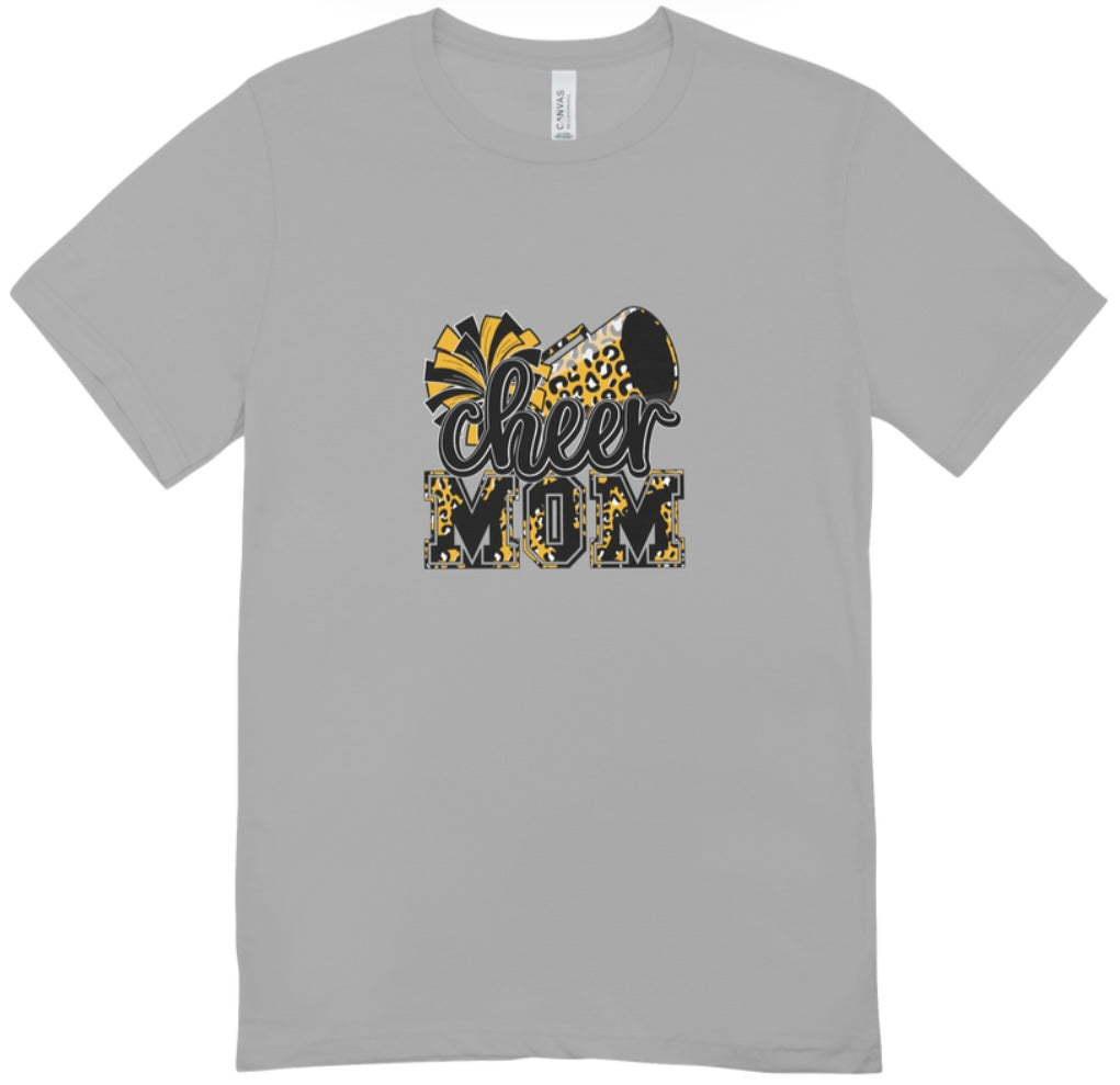 Cheer Mom Leopard T-Shirt