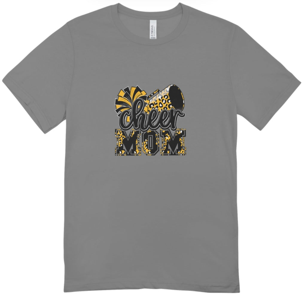 Cheer Mom Leopard T-Shirt