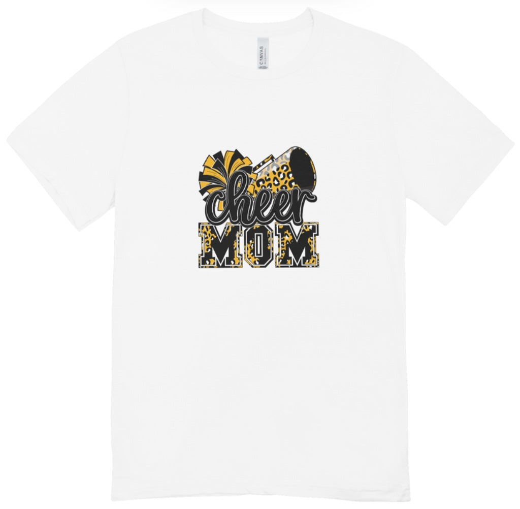 Cheer Mom Leopard T-Shirt