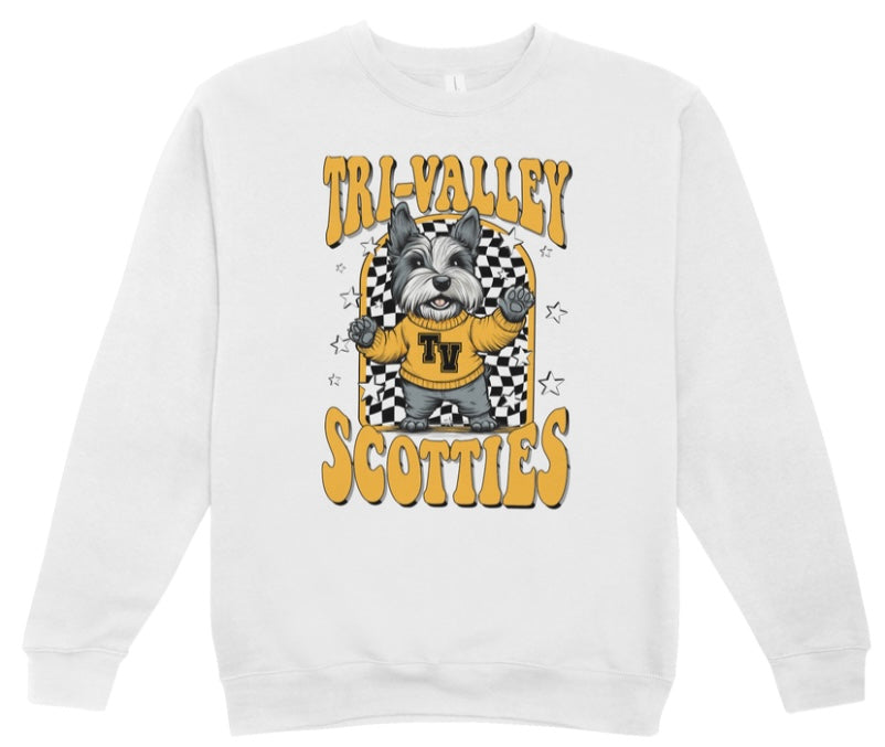 Tri-Valley Scotties Mascot Crewneck Sweatshirt