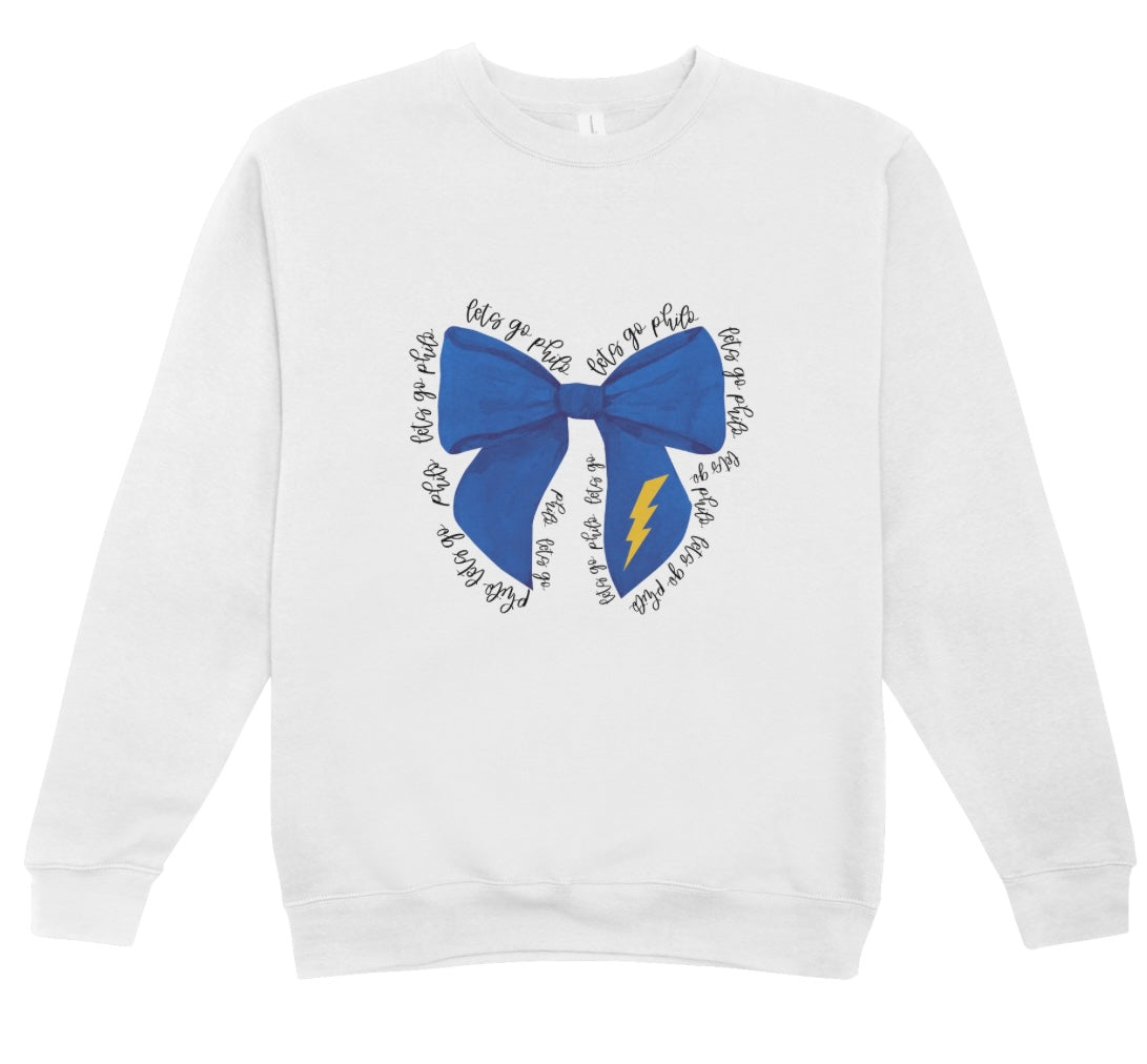 Philo Coquette Bow Crewneck Sweatshirt