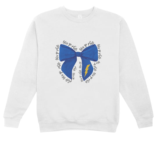 Philo Coquette Bow Crewneck Sweatshirt