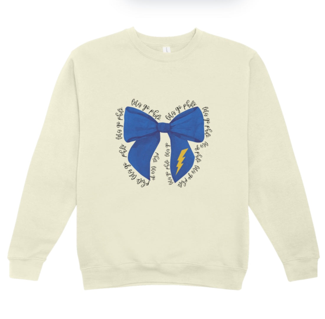 Philo Coquette Bow Crewneck Sweatshirt