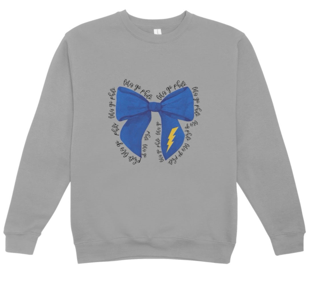 Philo Coquette Bow Crewneck Sweatshirt