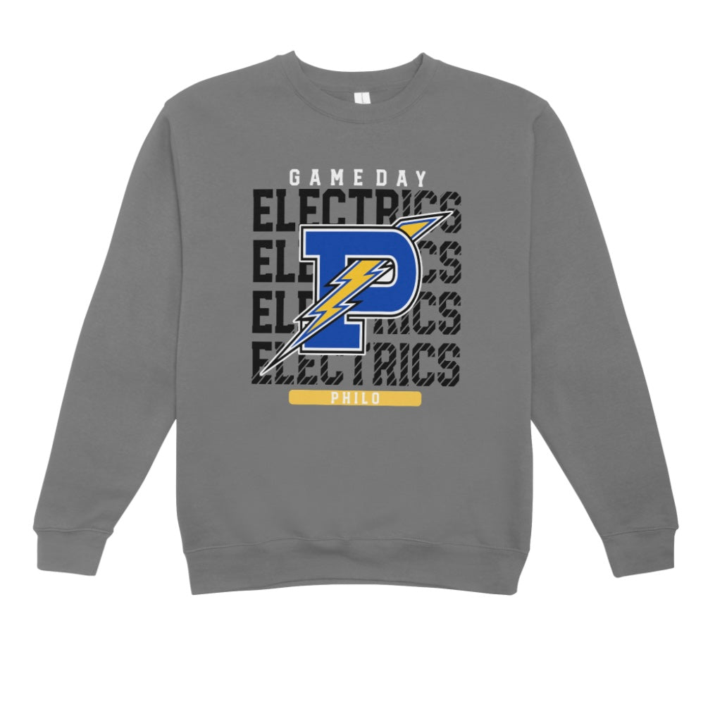 Philo Electrics Game Day Crewneck Sweatshirt