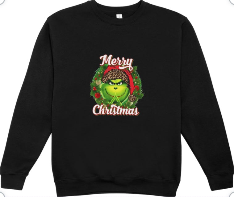 Merry Grinchmas Crewneck Sweatshirt