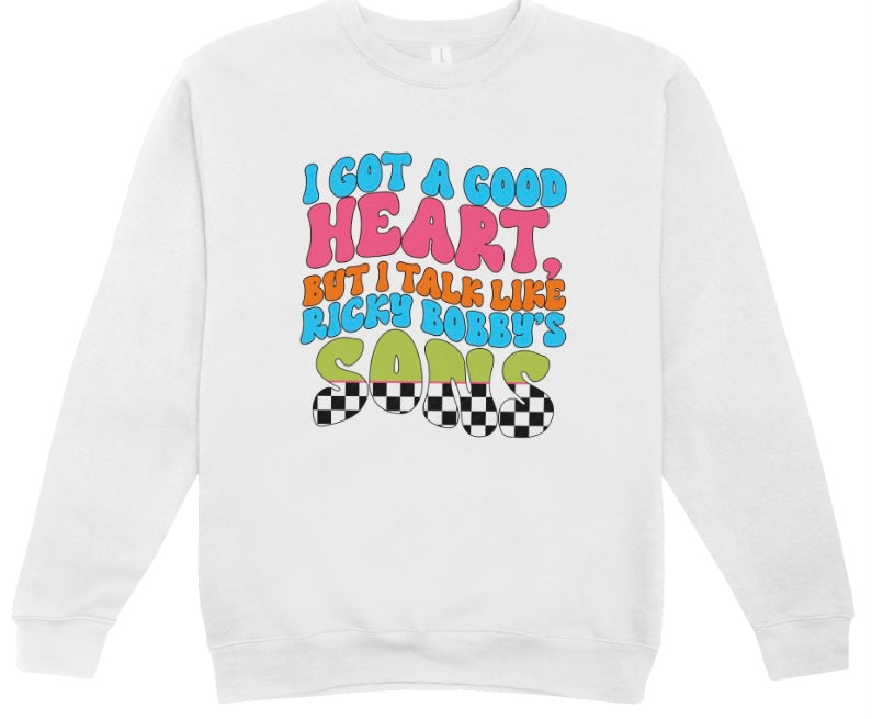 Ricky Bobby Sons Crewneck Sweatshirt