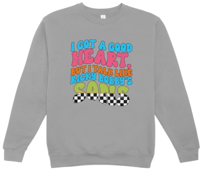 Ricky Bobby Sons Crewneck Sweatshirt
