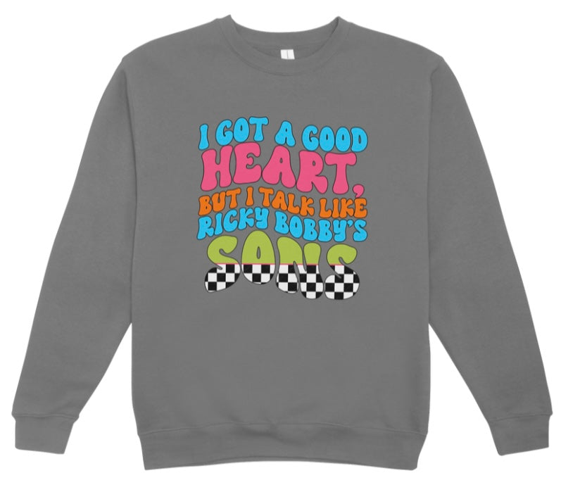 Ricky Bobby Sons Crewneck Sweatshirt