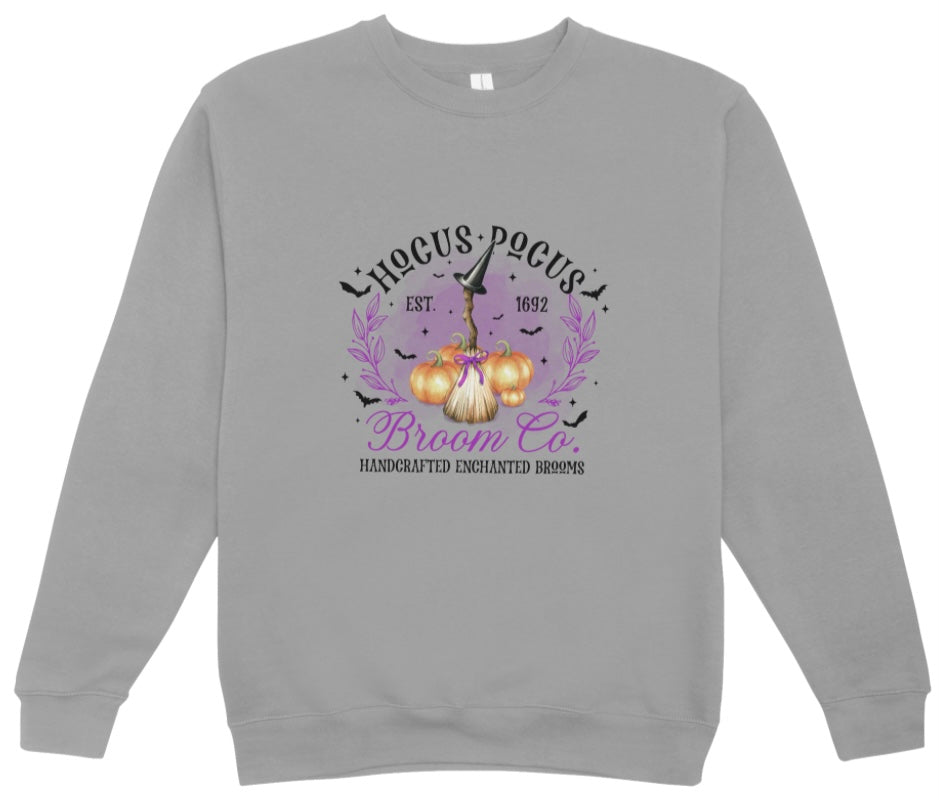 Hocus Pocus Broom Co. Crewneck Sweatshirt