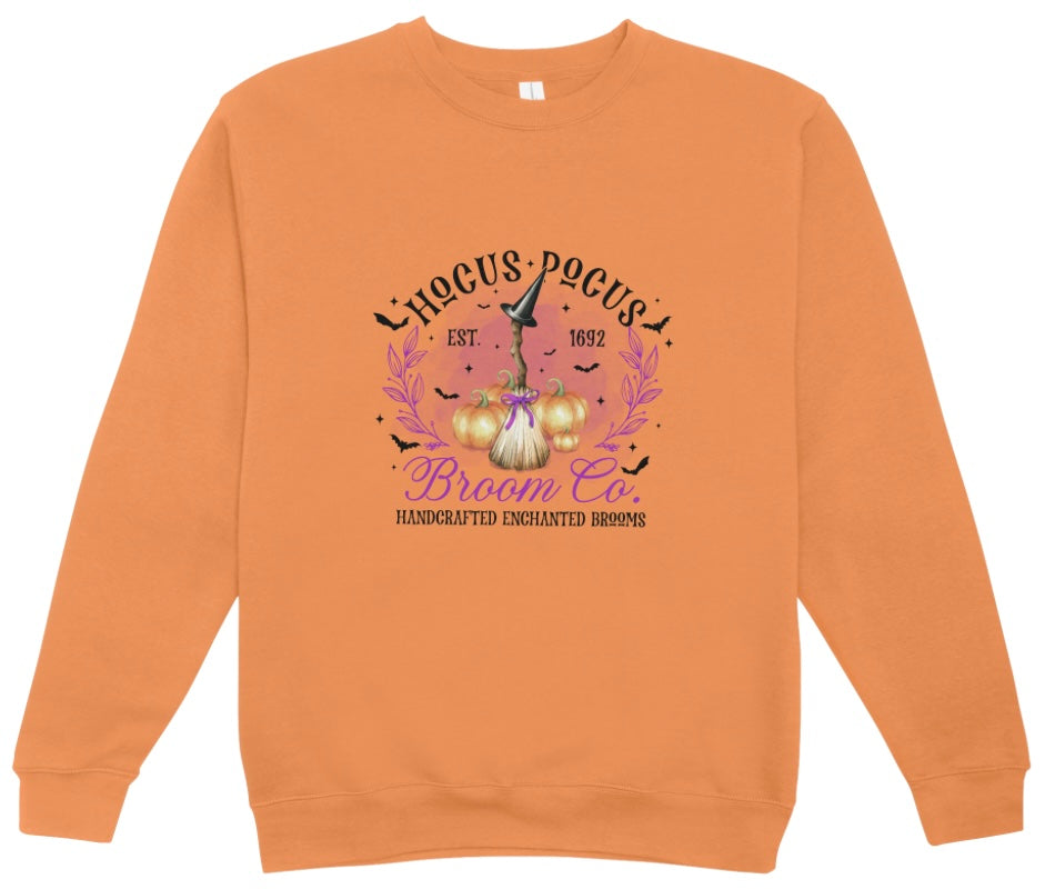 Hocus Pocus Broom Co. Crewneck Sweatshirt