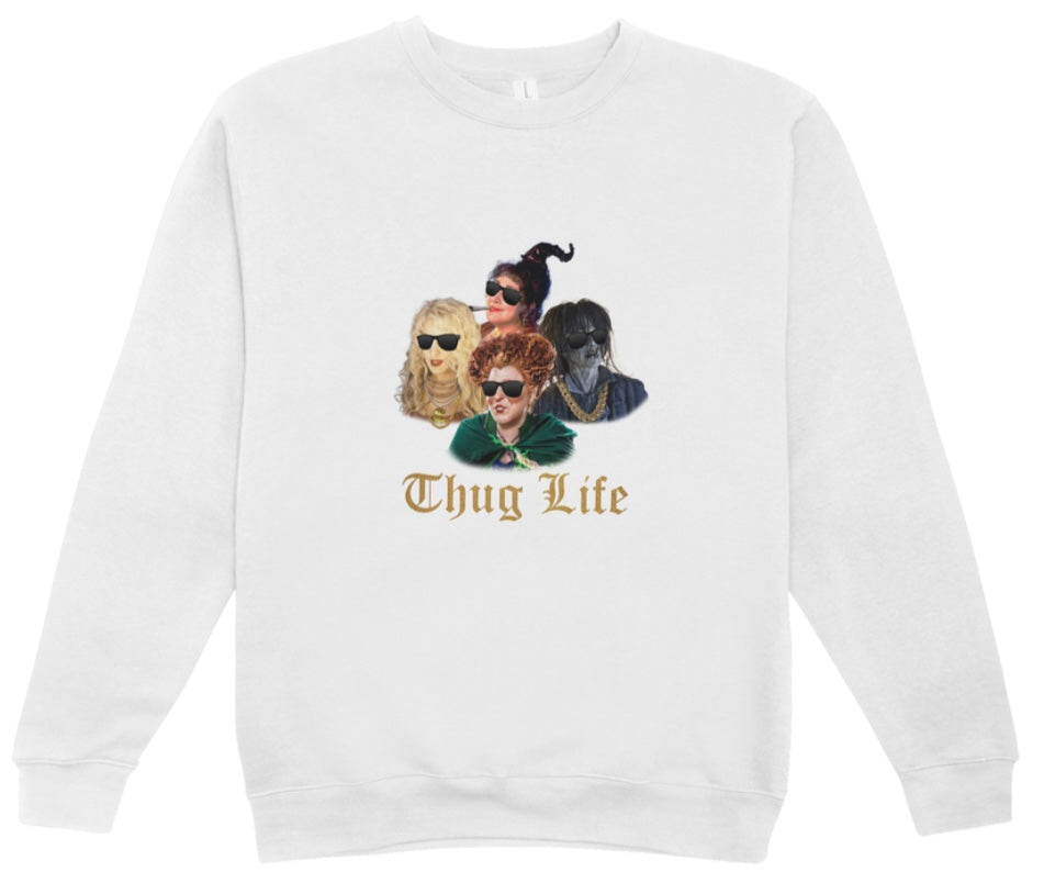 Hocus Pocus Thug Life Crewneck Sweatshirt