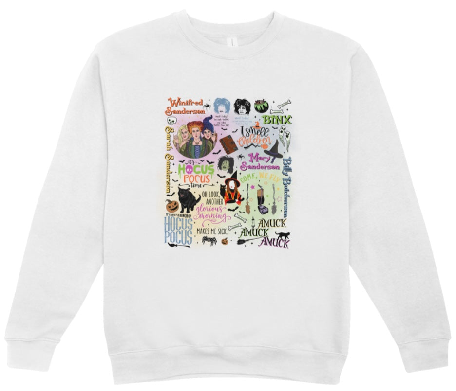 Hocus Pocus Amuck Crewneck Sweatshirt