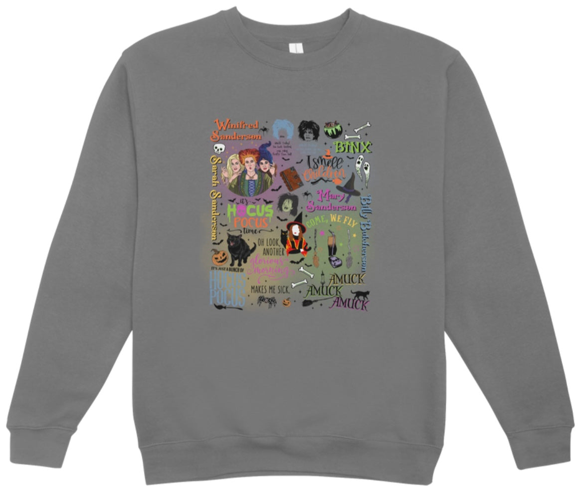 Hocus Pocus Amuck Crewneck Sweatshirt