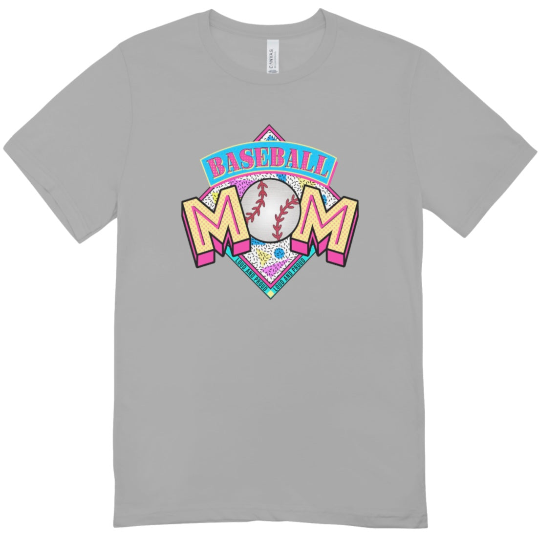 Baseball Mom Retro T-Shirt