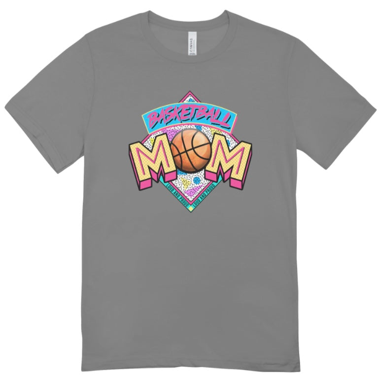 Basketball Mom Retro T-Shirt