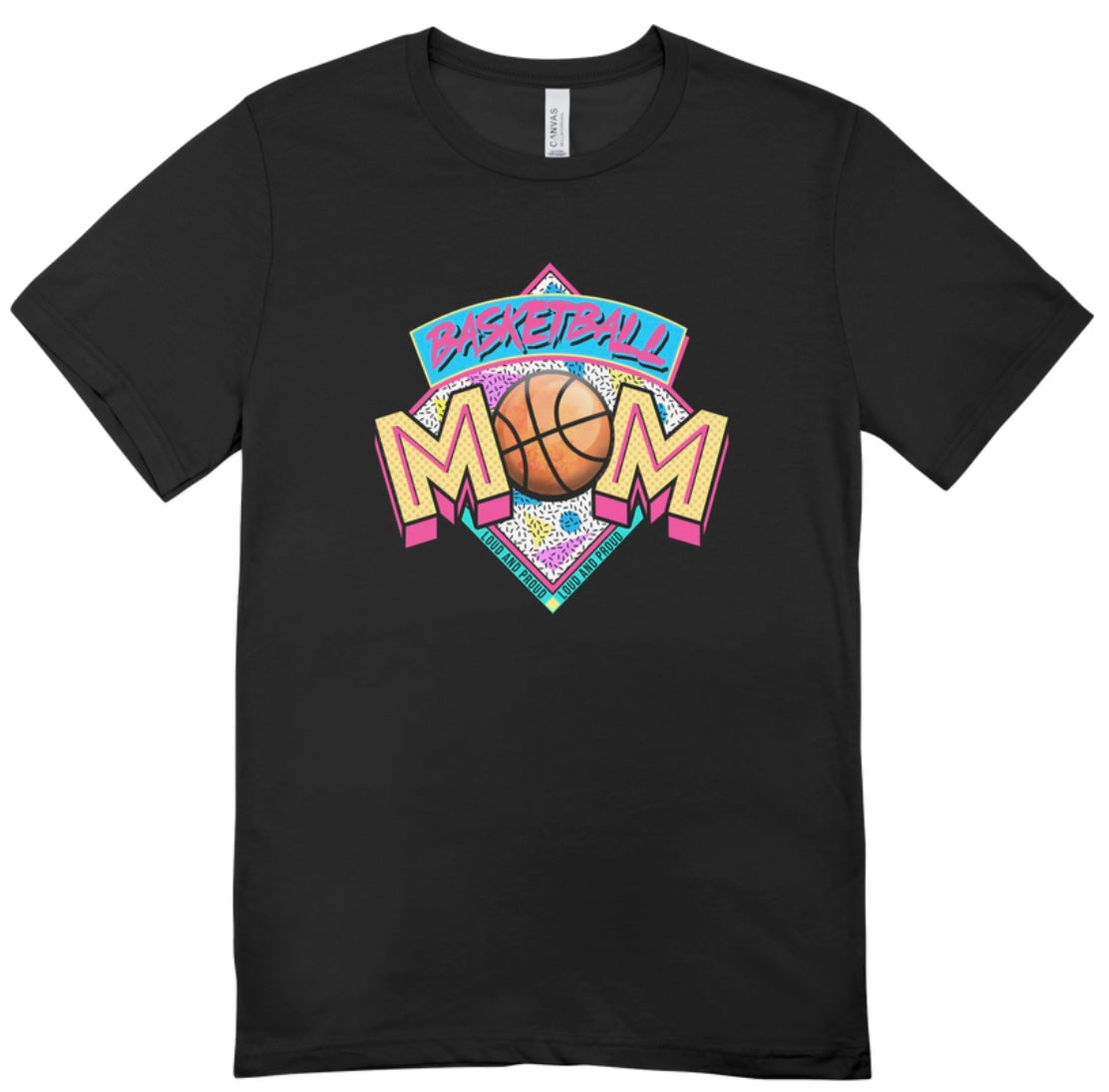 Basketball Mom Retro T-Shirt