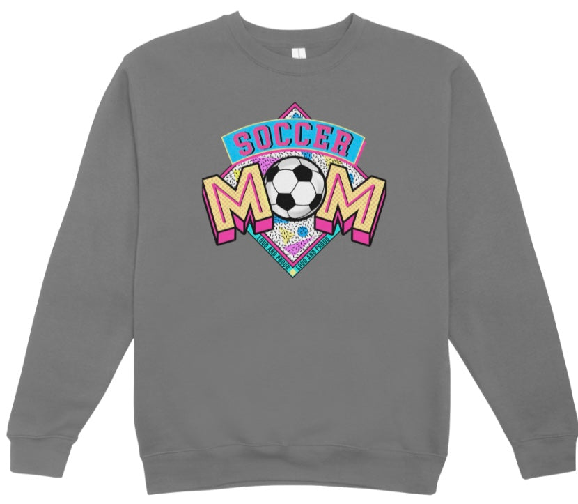 Soccer Mom Retro Crewneck Sweatshirt