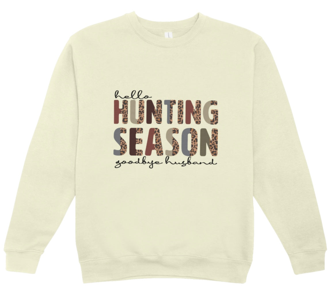 Hunting Season Fall Crewneck Sweatshirt