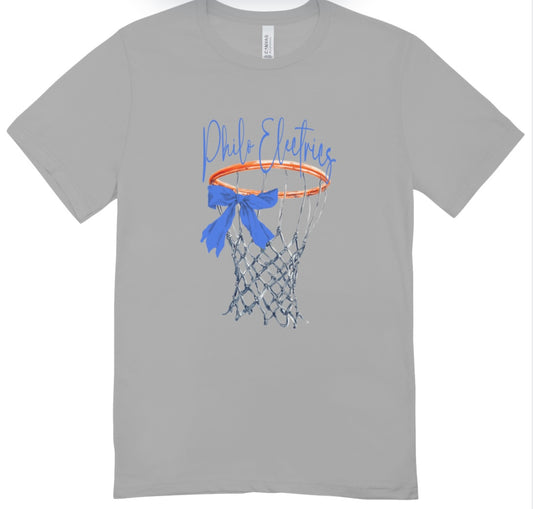 Philo Basketball Hoop Bow T-Shirt