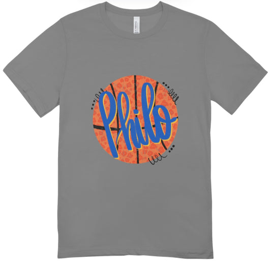 Youth Philo Basketball Leopard T-Shirt