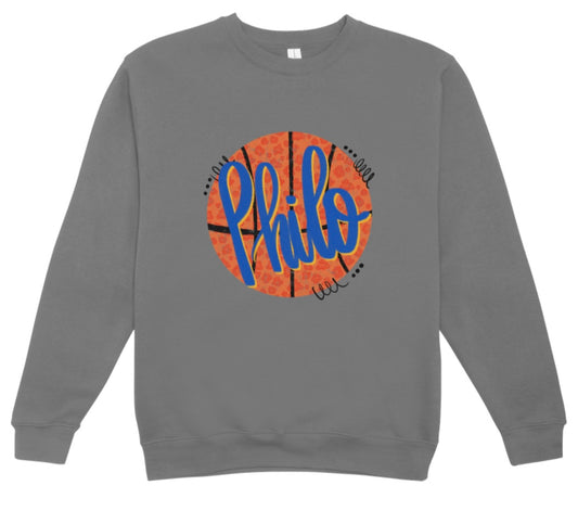 Philo Basketball Leopard Crewneck Sweatshirt