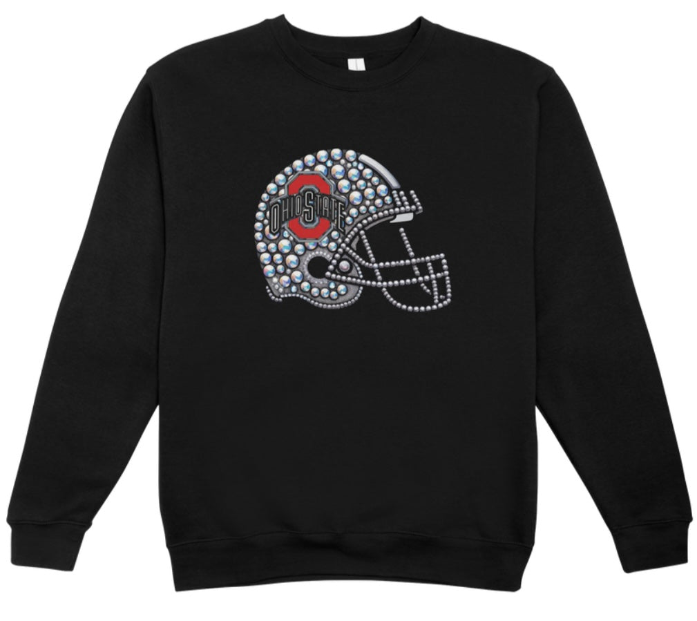 OSU Helmet Diamond Crewneck Sweatshirt