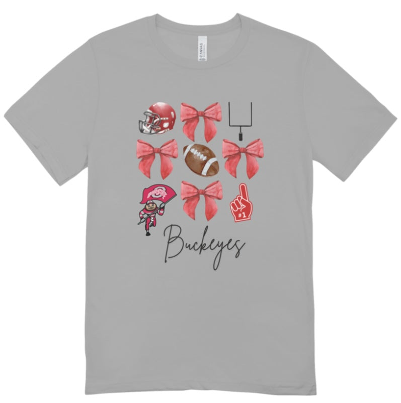 OSU Football Coquette T-Shirt