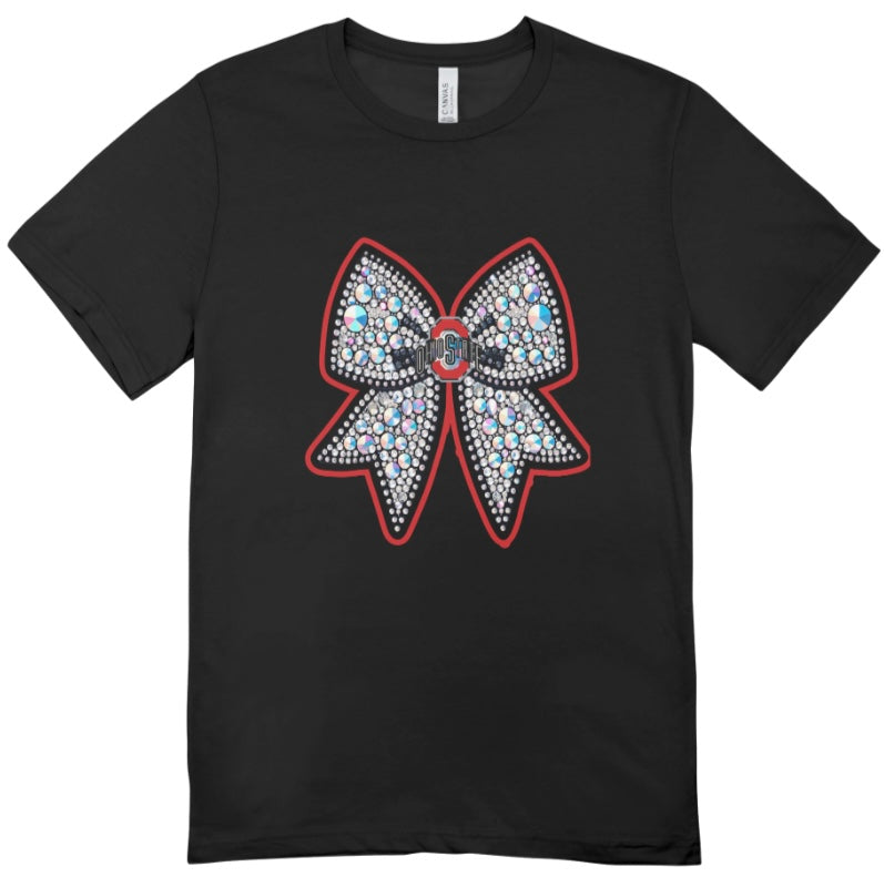 OSU Coquette Diamond Bow T-Shirt