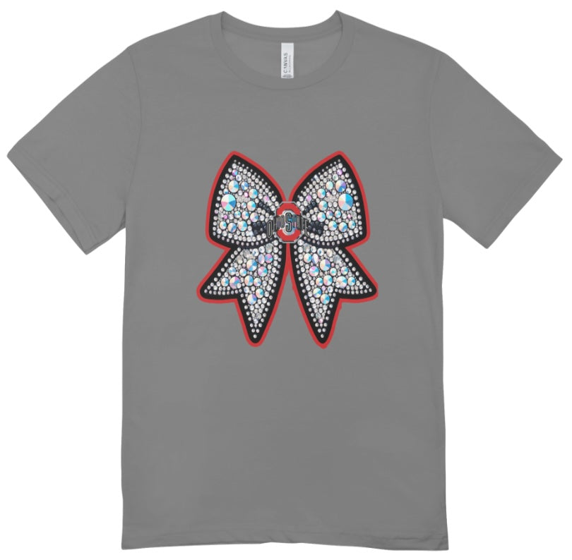 OSU Coquette Diamond Bow T-Shirt